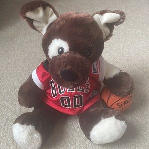 Build-a-Bear Puppy with Chicago Bulls Jersey